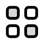 Grid View SVG Icon